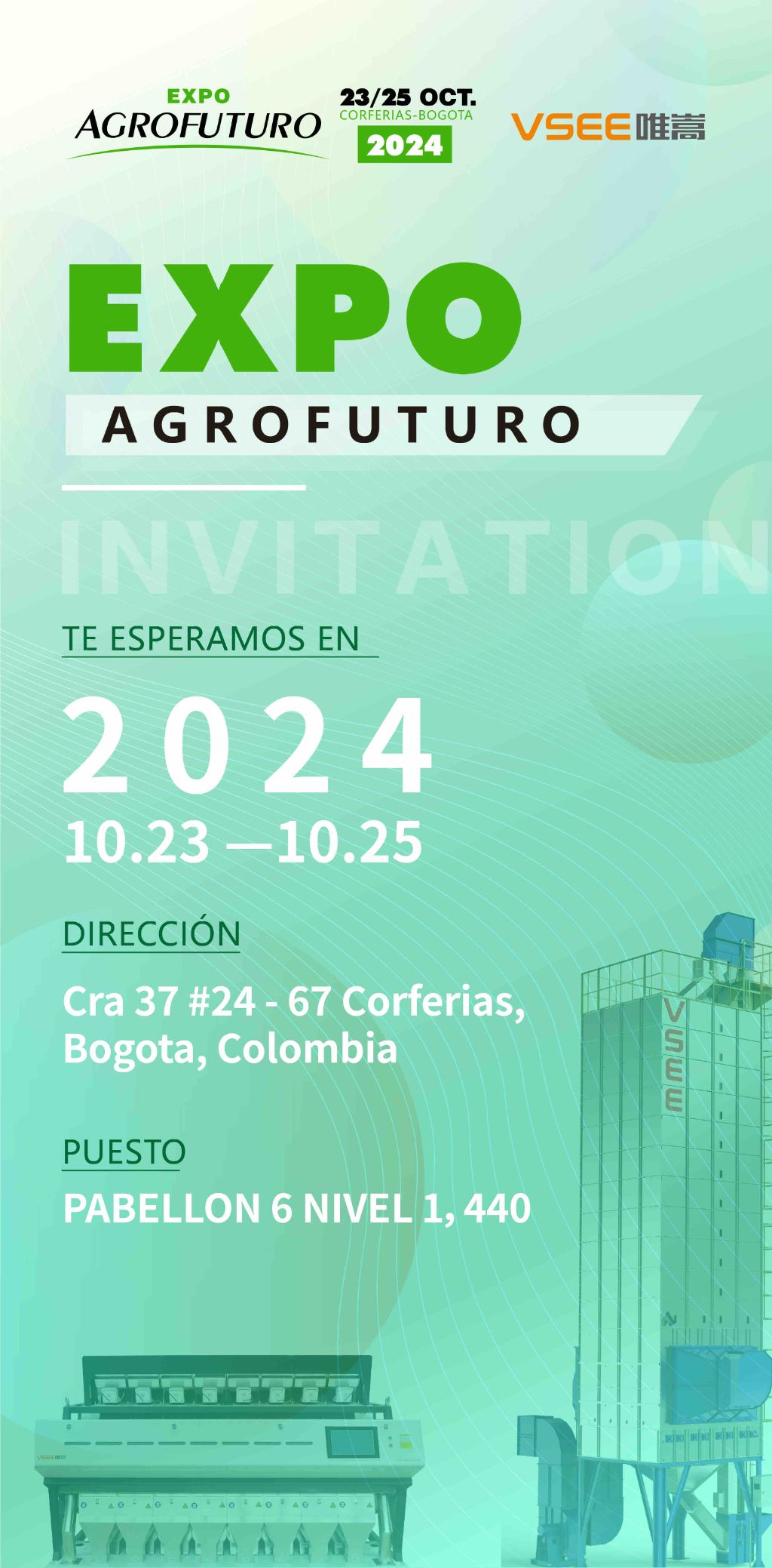 VSEE a participé au salon AGROFUTURO à Bogota, Colombie